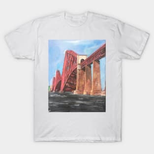 A view of the Forth Rail Bridge, Scotland T-Shirt